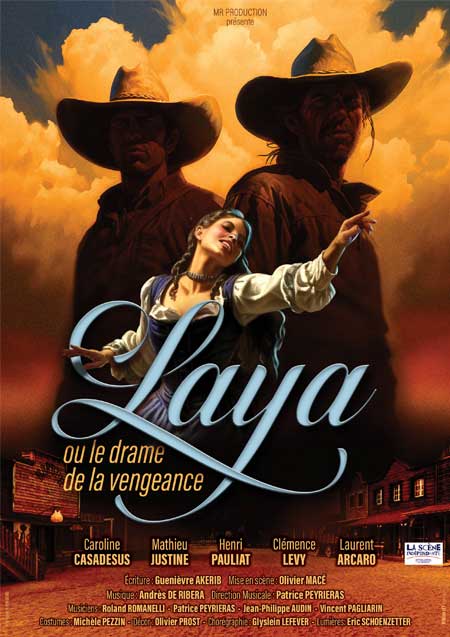 Affiche spectacle Laya ou le drame de la vengeance